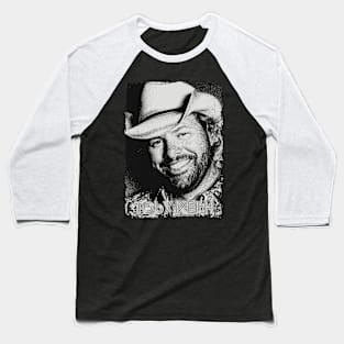 Toby Keith// black white design T-Shirt Baseball T-Shirt
